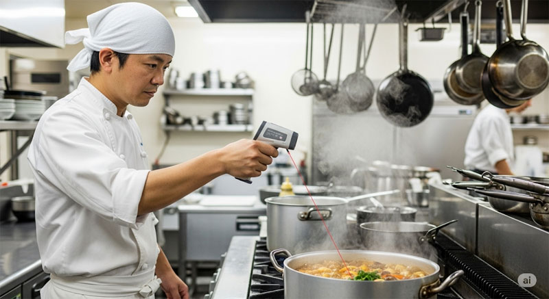 料理用温度計 プロも使うおすすめ非接触タイプ
