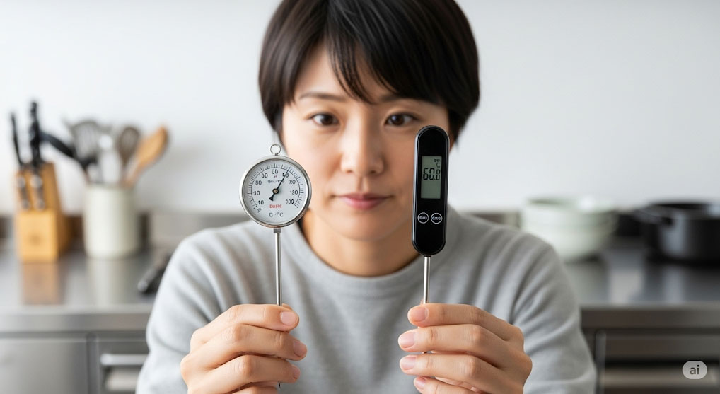 料理用温度計 アナログとデジタルはどちらがいい?